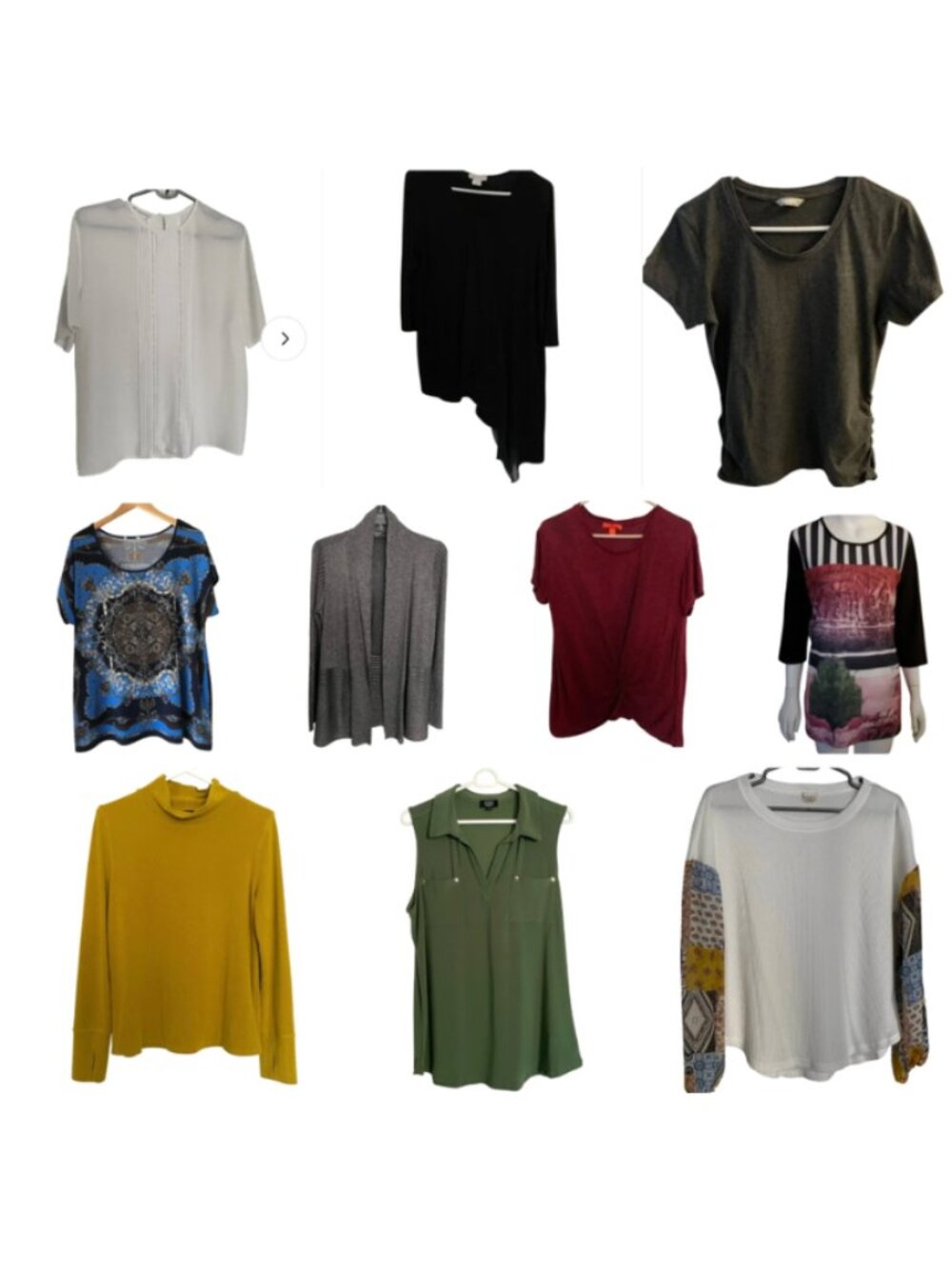 Bundle of 10 Tops Size L